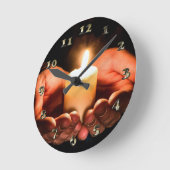 Tea Light Holiday Ronde Klok (Hoek)