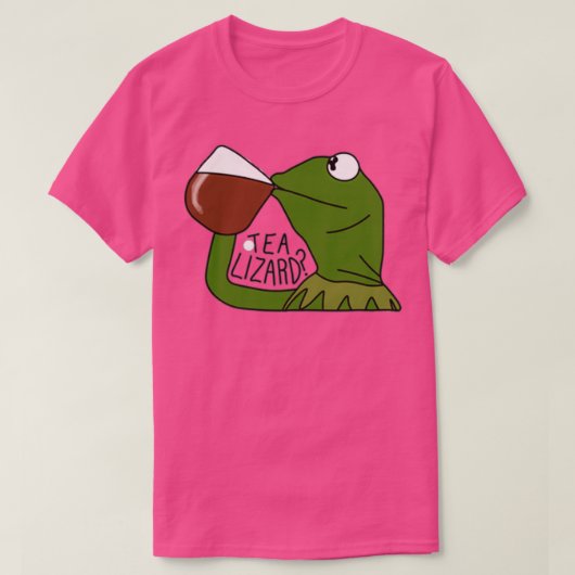 Tea Lizard T-shirt (Design voorkant)