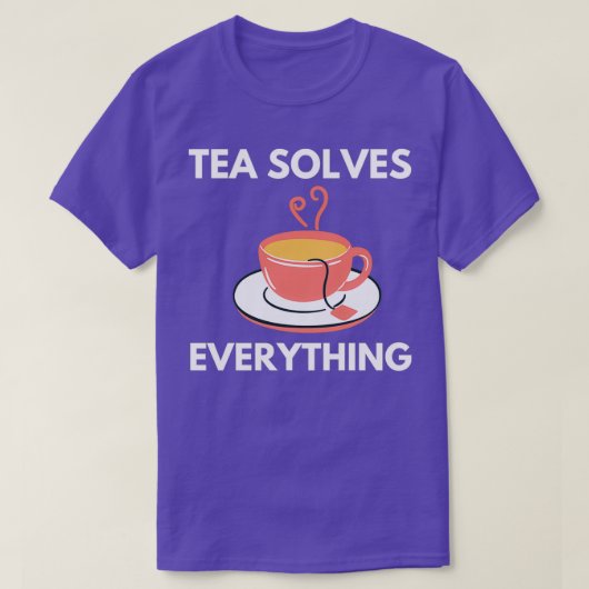 Tea lost alles op 55 t-shirt (Design voorkant)