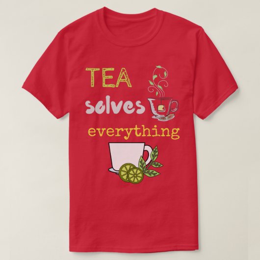 Tea lost alles op 83 t-shirt (Design voorkant)