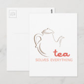 Tea lost alles op briefkaart (Voorkant / Achterkant)