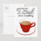 Tea lost alles op briefkaart (Voorkant / Achterkant)