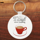 Tea lost alles op sleutelhanger (Voorkant)