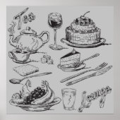 Tea Lounge Poster (Voorkant)