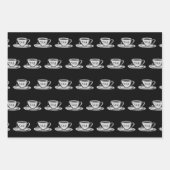 Tea Lover Drawing Minimalist Inpakpapier Vel (Voorkant)