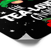 Tea Lover Gnome Red Buffalo Plaid Matching Family Poster (Hoek)