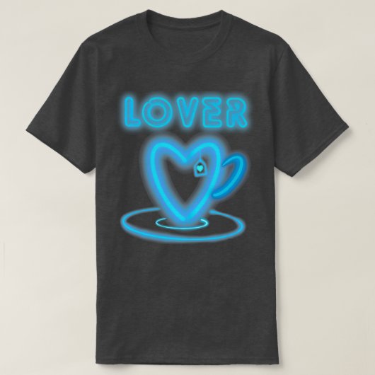 Tea lover neon t-shirt (Design voorkant)