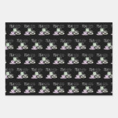 Tea Lover Positivity Quote - Sit Sip Vergeet Inpakpapier Vel (Voorkant)