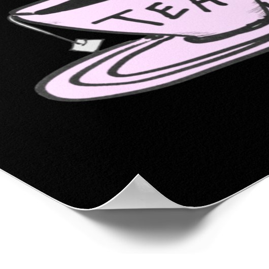 Tea Lover Positivity Quote - Sit Sip Vergeet Poster (Hoek)