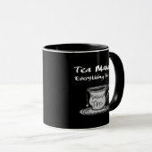 Tea Lover Quote - thee maakt alles beter Mok (Voorkant rechts)