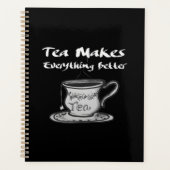 Tea Lover Quote - thee maakt alles beter Planner (Voorkant)