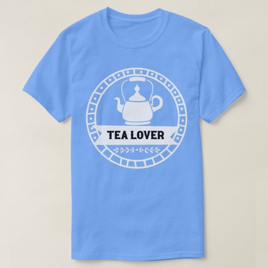 Tea Lover Retro T-shirt (Design voorkant)