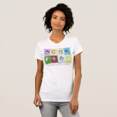 "Tea Lover" Vrouwen met T-shirt, wit T-shirt (Voorkant volledig)