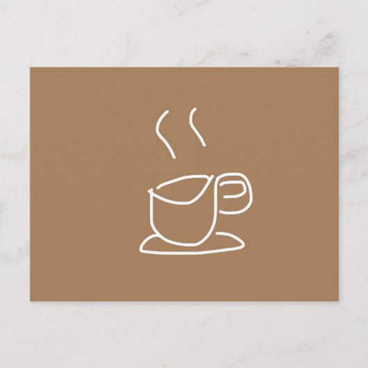 Tea Lovers Coffee Lovers modern simpel Briefkaart (Voorkant)