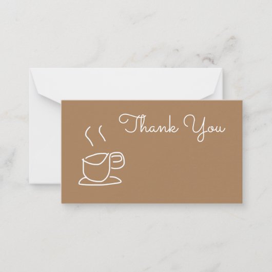 Tea Lovers Coffee Lovers modern simpel Notitiekaartje (Voorkant)