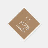 Tea Lovers Coffee Lovers modern simpel Servet (Hoek)