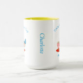 Tea Lovers Cute Personalized Mok (Midden)