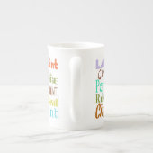 Tea Lovers Natural Herbs & Spices Bone China Mok (Achterkant)