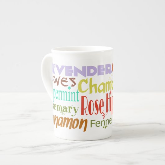 Tea Lovers Natural Herbs & Spices Bone China Mok (Links)