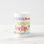 Tea Lovers Natural Herbs & Spices Bone China Mok (Voorkant)