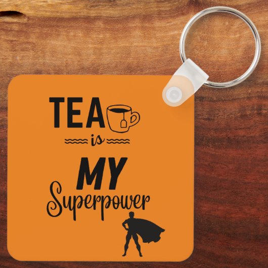 Tea Lovers Sleutelhanger (Achterkant)