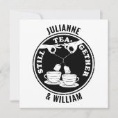 Tea lovers Wedding Invitation Kaart (Voorkant)