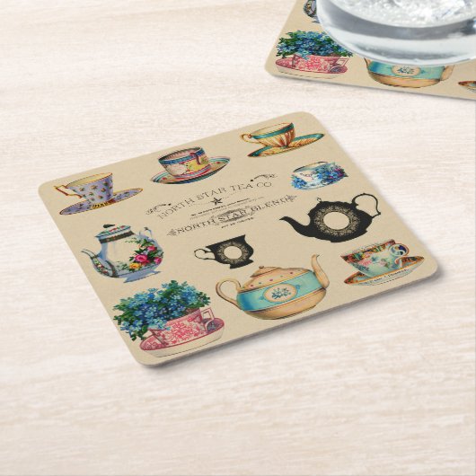 Tea maakt alles beter kartonnen onderzetters (Schuin)