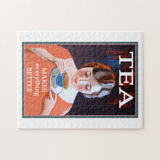 Tea maakt alles beter legpuzzel (Horizontaal)