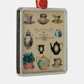 Tea maakt alles beter metalen ornament (Rechts)