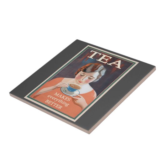 Tea maakt alles beter  tegeltje (Zijkant)
