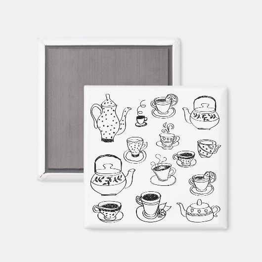 Tea Magneet (Voorkant / Achterkant)