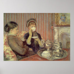 Tea, Mary Cassatt Poster