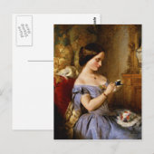 Tea meenemen in de tekentaal briefkaart (Voorkant / Achterkant)