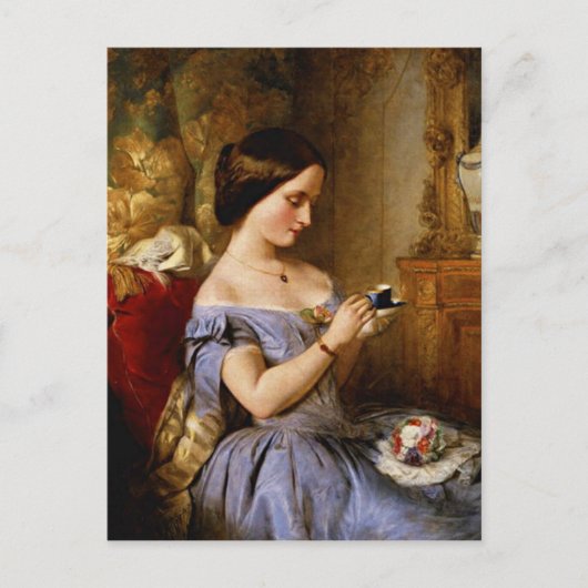 Tea meenemen in de tekentaal briefkaart (Voorkant)