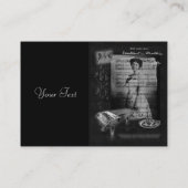 Tea meenemen met Clara Butt Visitekaartje (Achterkant)