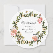 Tea met uitnodiging voor vrienden (Voorkant)