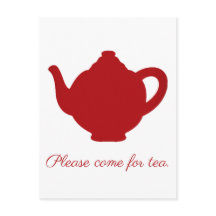 Tea moderne rode theepot