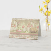  Tea Moederdag Kaart (Gele Bloem)