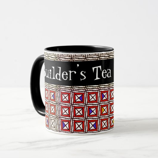 Tea-mok bouwer mok (Voorkant links)