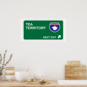 Tea Next Exit Poster (Keuken)