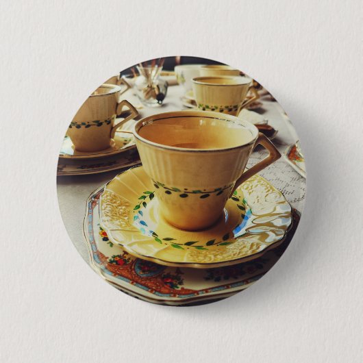 Tea O'Clock Ronde Button 5,7 Cm (Voorkant)