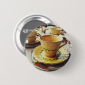 Tea O'Clock Ronde Button 5,7 Cm (Voorkant /achterkant)