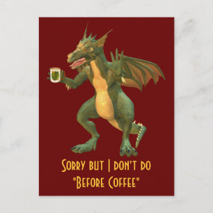 Tea of Coffee Dragon Briefkaart
