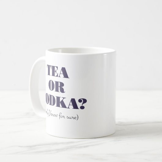 Tea of Vodka? Mok (Voorkant links)