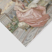 Tea op de Terrace door Frederic Soulacroix Tissuepapier (Detail)