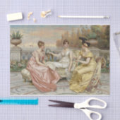 Tea op de Terrace door Frederic Soulacroix Tissuepapier (Craft)