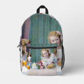  Tea-partij Bedrukte Rugzak (Voorkant)