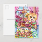 Tea-partij Briefkaart (Voorkant / Achterkant)