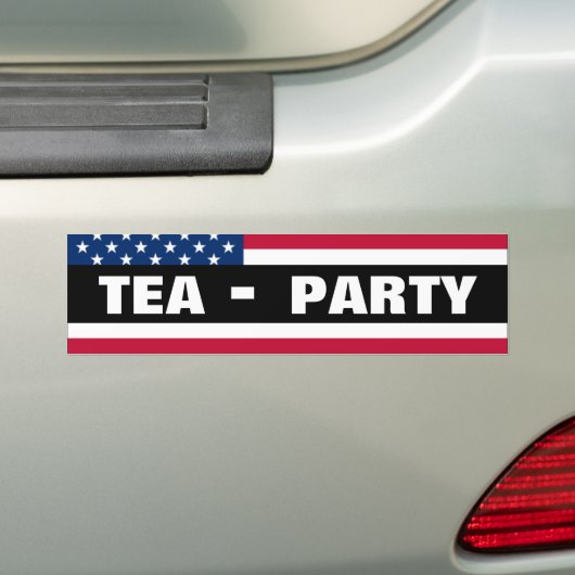 TEA-partij Bumpersticker (Op auto)