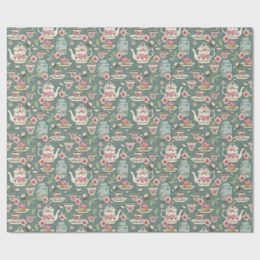  Tea-partij Cadeaupapier (Vlak)